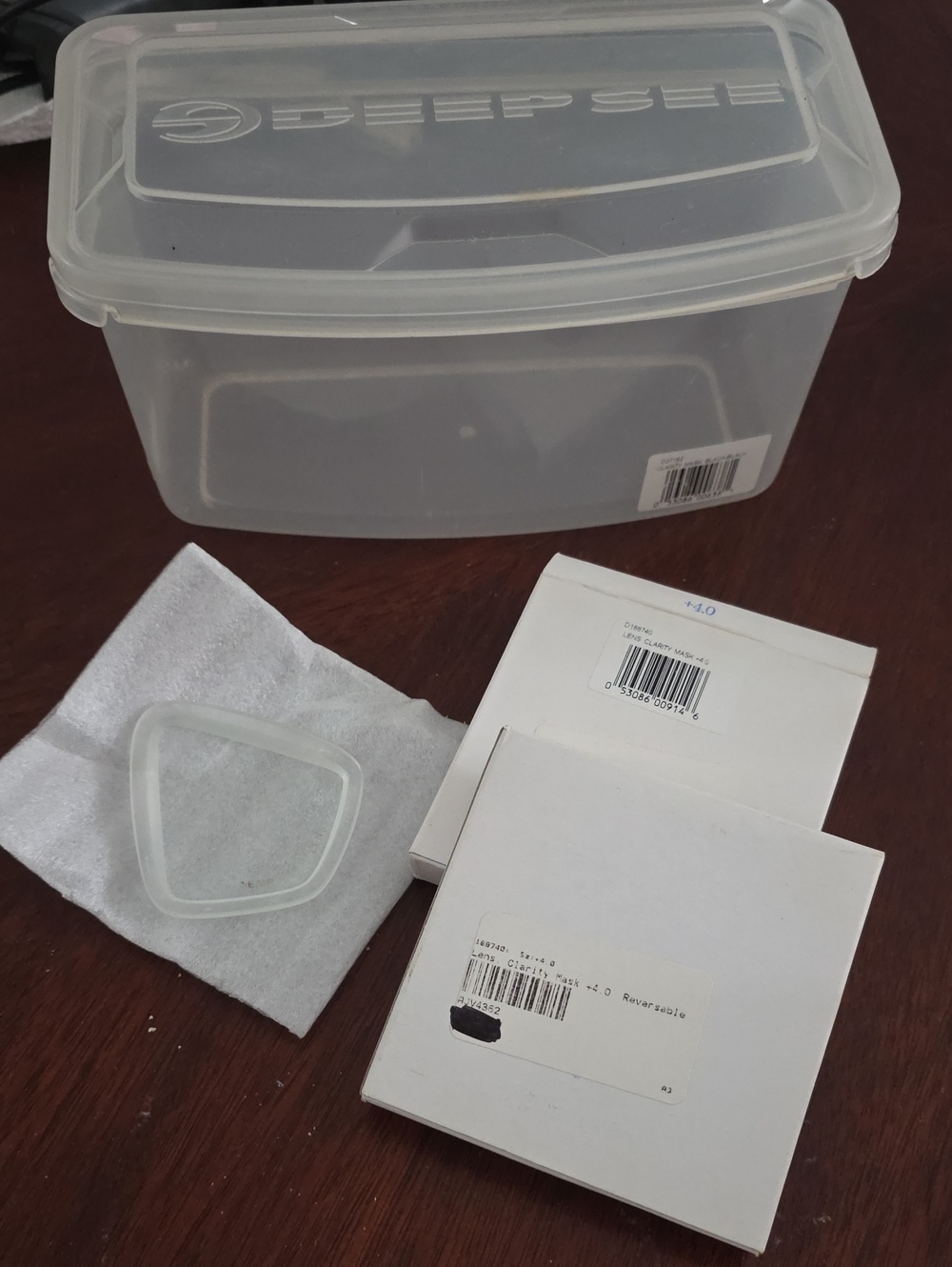 Deep See 4.0+ Dive Mask Lenses Right / Left
